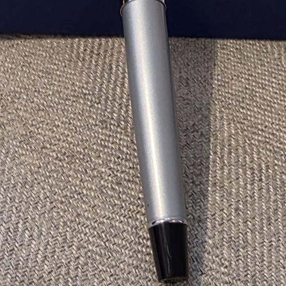 Waterman Brushed Chrome Ballpoint Pen & Box - Picture 11 of 12